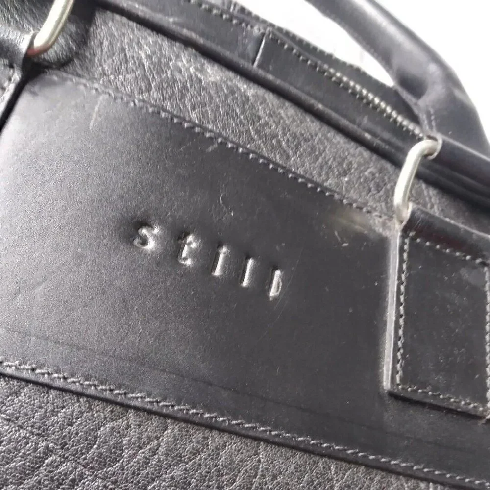 STILL Men's BRANDON Leather Briefcase  Computer Bag Nordic Man Bag  Denmark